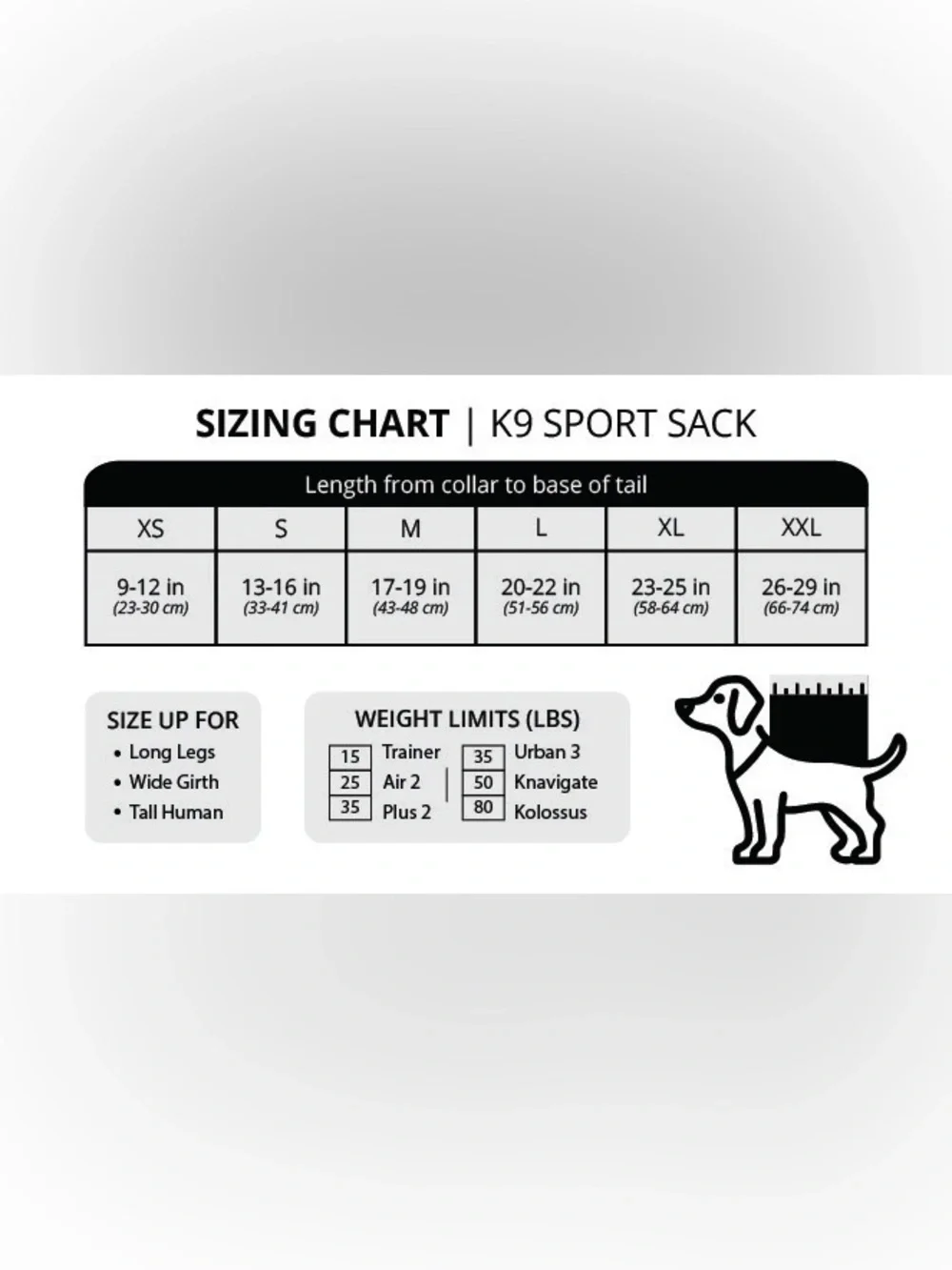K9 Sport Sack Dog Carrier Backpack Gray Black Size Large Hands-Free Pet Hiking